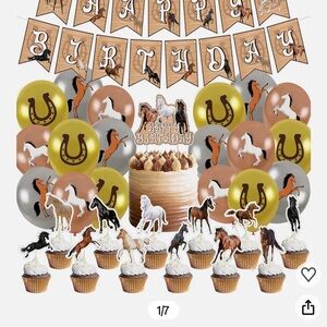Equestrian Party Decor Set